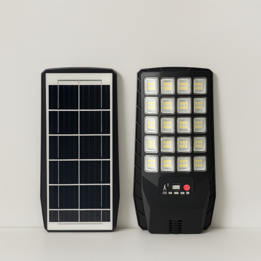 1000 Watt Outdoor Solar Street Light, High Lumen Waterproof Lamp for Residential and Commercial Lighting