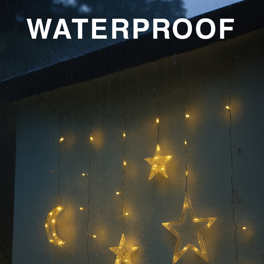 21ft Decorative String Lights, 12 Warm White LED Fairy Lights for Indoor and Outdoor Use